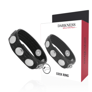 Vigoroso DARKNESS - ANEL DE EREO DE COURO
