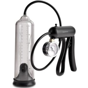 Vigoroso PUMP WORX - BOMBA DE POTÊNCIA PRO-GAUGE TRANSPARENTE