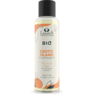 vVigoroso INTIMATELINE LUXURIA - ÓLEO DE MASSAGEM BIO EXOTIC ISLAND 100 ML