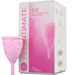 vVigoroso FEMINTIMATE - COPO MENSTRUAL DE SILICONE EVE - TAMANHO L