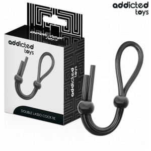 Vigoroso ADDICTED TOYS - CORDA DE SILICONE PARA O PÊNIS DE ALÇA DUPLA