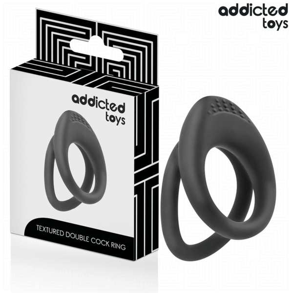 Vigoroso ADDICTED TOYS - ANEL DE PÊNIS COM DUPLA TEXTURA