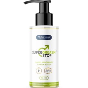 vVigoroso MEDICA GROUP - SUPER ORGASM STOP GEL ÍNTIMO PARA HOMENS 150 ML
