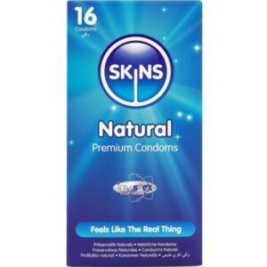 Vigoroso - SKINS - PRESERVATIVOS NATURAIS PREMIUM PACOTE 16