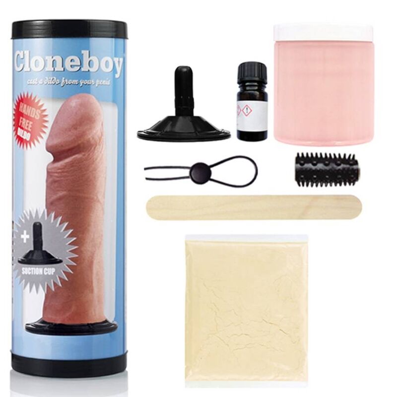 Vigoroso CLONEBOY - DILDO E TAMPA DE SUCÇÃO ROSA