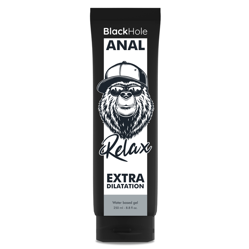 vVigoroso BLACK HOLE - GEL BASE D'ÁGUA DILATAÇÃO ANAL 250 ML