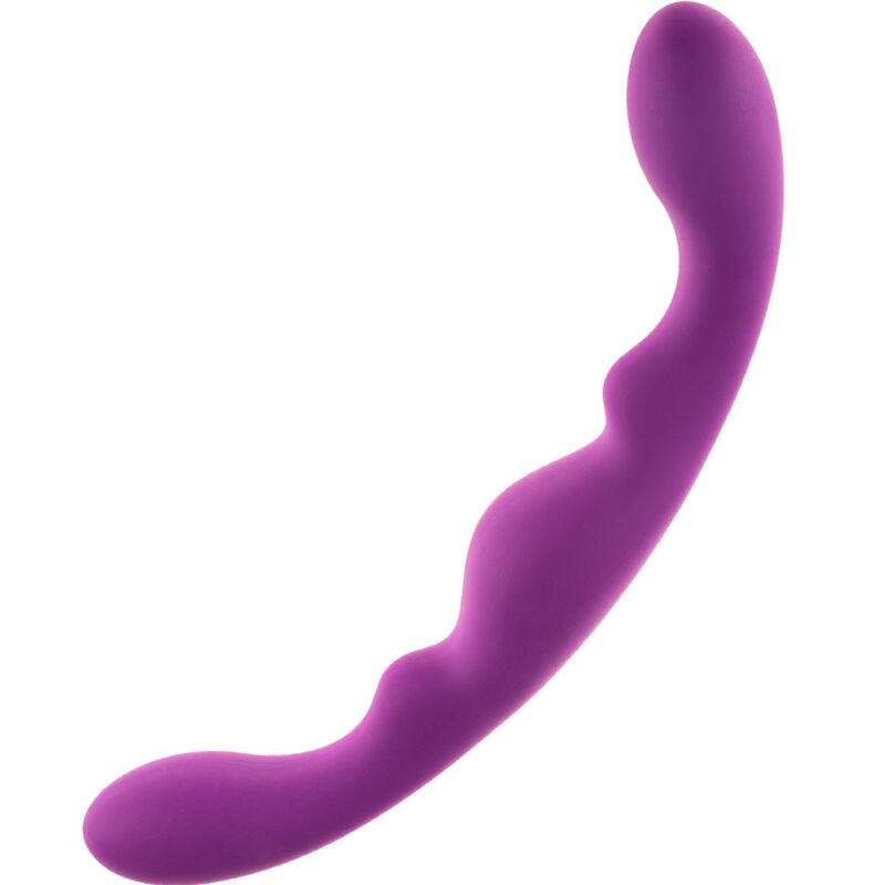 Vigoroso ALIVE - LUNA DILDO DUPLA PENETRAÇÃO VIOLETA SILICONE 25 CM
