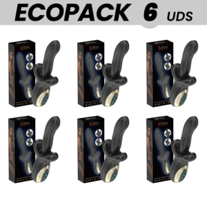 Vigoroso ECOPACKS 6 UNIDADES - IBIZA VIBRADOR PODEROSO COM EFEITO DE IMPULSÃO E MORDIDA