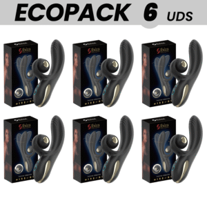 Vigoroso ECOPACKS 6 UNIDADES - VIBRADOR IBIZA TWISTER COM ESTIMULADOR DE CURVA E VIBRO-ROTAÇÃO