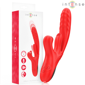 Vigoroso INTENSE - ROSALIA VIBRADOR MULTIFUNCIONAL 3 EM 1 VERMELHO