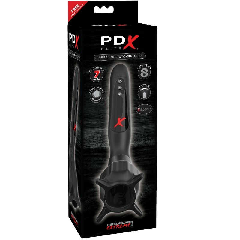 PDX ELITE - Estimulador de vibração com ondas de estimulação Roto-Sucker - Image 2