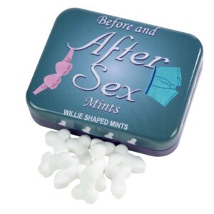 vVigoroso SPENCER & FLEETWOOD - FORMA DE PÊNIS MINT CANDY PARA ANTES E DEPOIS DO SEXO