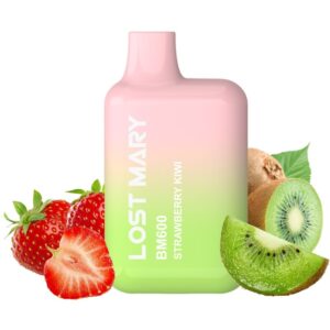 vVigoroso LOST MARY - BM600 NICOTINA VAPER 2% DESCARTÁVEL MORANGO KIWI
