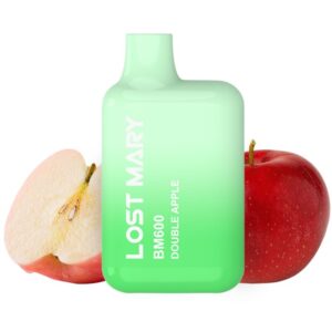 vVigoroso LOST MARY - BM600 NICOTINE VAPER 2% DESCARTÁVEL DUPLO APPLE