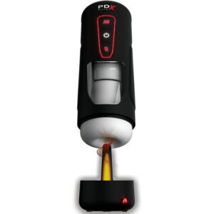 Vigoroso PDX ELITE - MASTURBADOR AUTOMÁTICO MILK ME HOTTER COM VIBRAÇÃO DE EFEITO DE CALOR E IMPULSÃO