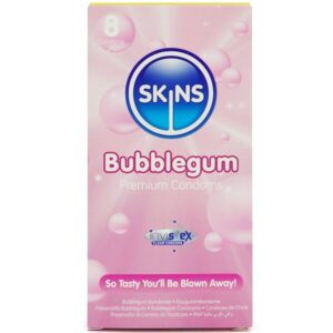 Vigoroso - SKINS - PRESERVATIVOS BUBBLEGUM PREMIUM PACOTE 8