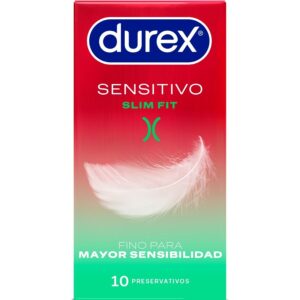 Vigoroso - DUREX - SENSITIVO SLIM FIT 10 UNIDADES