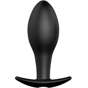 vVigoroso PRETTY LOVE - PLUG ANAL NCORA FORMA SILICONE 12 MODOS DE VIBRAO PRETO