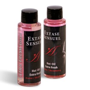 vVigoroso EXTASE SENSUAL - ÓLEO DE MASSAGEM COM EFEITO MORANGO EXTRA FRESCO 100 ML