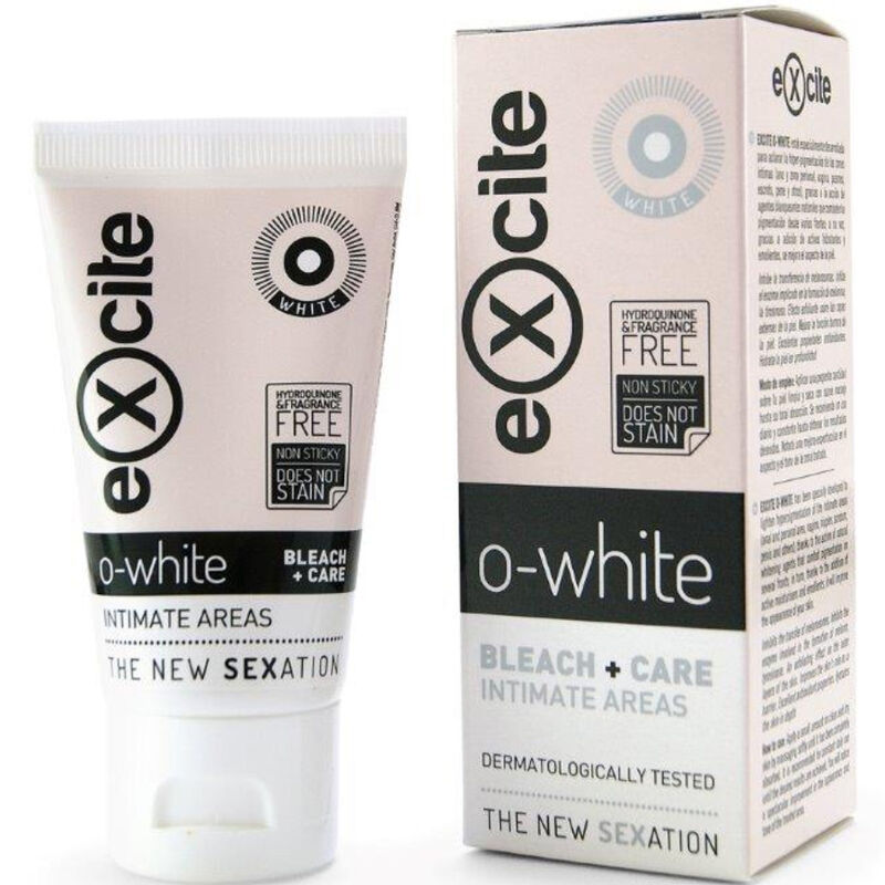 vVigoroso EXCITE - O WHITE BLEACH + CUIDADO ÁREAS ÍNTIMAS 50 ML