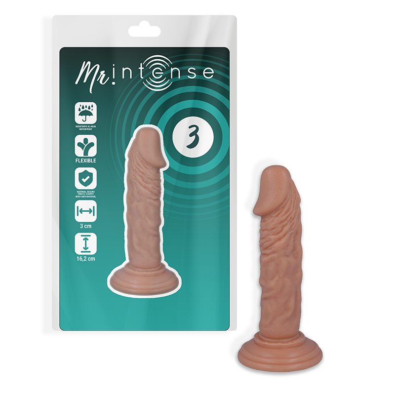 Vigoroso MR INTENSE - 3 REALISTIC PENIS 16.2 CM -O- 3 CM