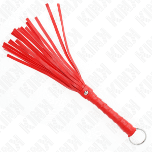 vVigoroso KINK - MINI CHICOTE VERMELHO SIMPLES 28 CM