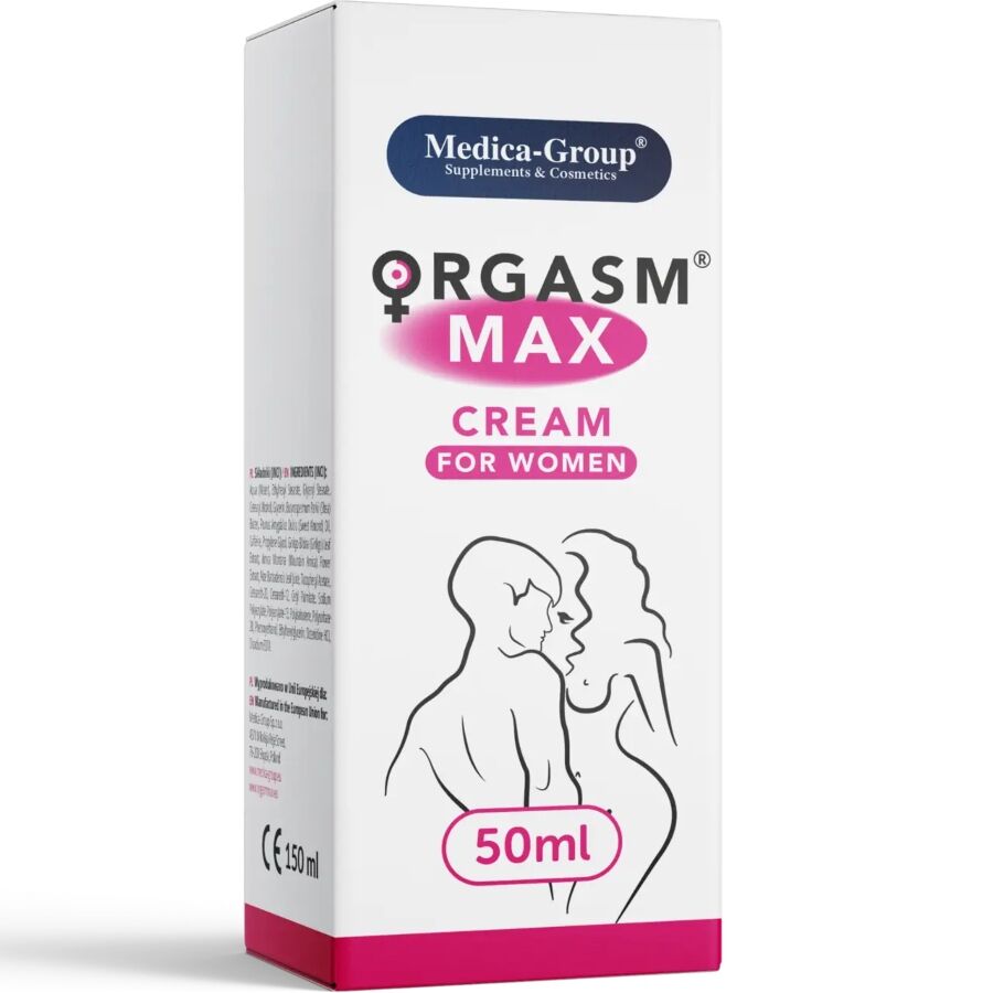 MEDICA GROUP - CREME ÍNTIMO ORGASM MAX PARA MULHERES 50 ML - Image 3