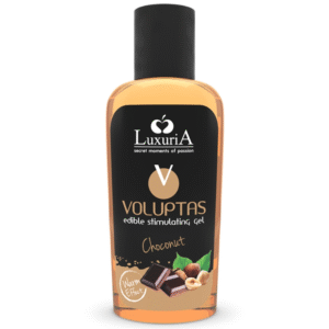 vVigoroso INTIMATELINE LUXURIA - VOLUPTAS GEL DE MASSAGEM COMESTÍVEL EFEITO AQUECEDOR - CHOCONUT 100 ML