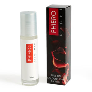 vVigoroso 500 COSMETICS - PHIERO NIGHT MAN PERFUME FEROMÔNIOS PARA HOMENS COM ROLL-ON