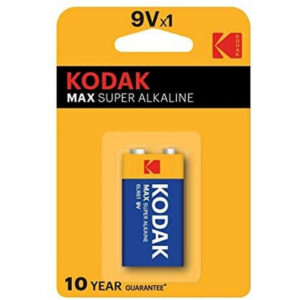 Vigoroso KODAK - BATERIA ALCALINA MAX 9V LR61