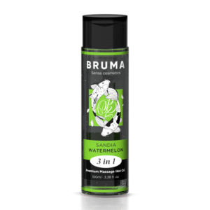 vVigoroso BRUMA - ÓLEO DE MASSAGEM PREMIUM EFEITO CALOR SABOR MELANCIA 3 EM 1 - 100 ML
