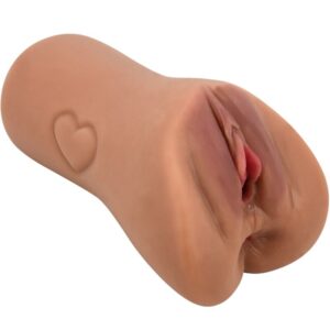 Vigoroso CRAZY BULL - DESIGN DE VAGINA E ÂNUS ESCARLATE COM CARNE DE CORAÇÃO