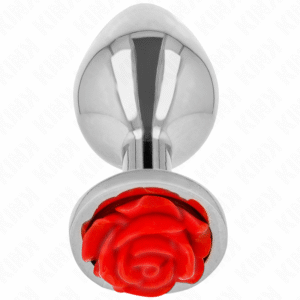 vVigoroso KINK - PLUG ANAL ROSA VERMELHO TAMANHO M