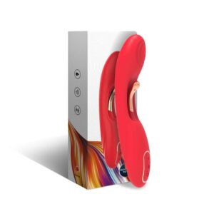 Vigoroso ARMONY - VIBRADOR COM LÍNGUA OSCILANTE VERMELHO