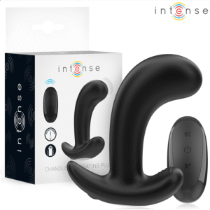Vigoroso INTENSE - CHANDLER ANAL PLUG 10 VIBRAÇÕES PRETO CONTROLE REMOTO