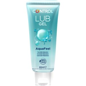 vVigoroso CONTROL - LUBRIFICANTE AQUAFEEL COM ÁCIDO HIALURÔNICO 80 ML