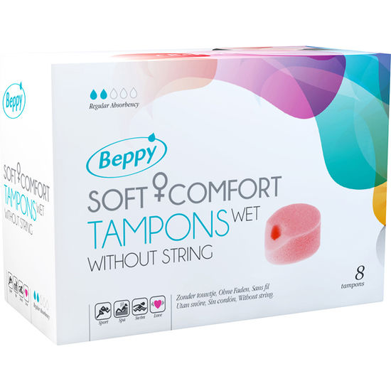 vVigoroso BEPPY - SOFT COMFORT TAMPONS WET 8 UNITS