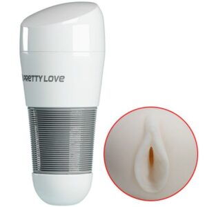 Vigoroso PRETTY LOVE - MASTURBADOR DE VAGINA KITTY WHITE