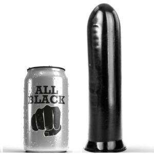 Vigoroso ALL BLACK - DILDO PRETO 19 CM