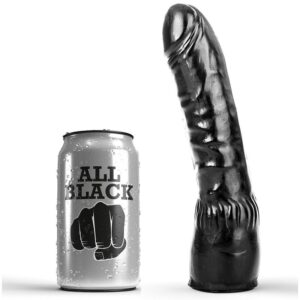 Vigoroso ALL BLACK - DILDO PRETO REALÍSTICO 20 CM