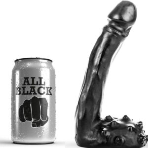 Vigoroso ALL BLACK - DILDO REALÍSTICO 19 CM