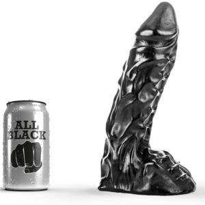 Vigoroso ALL BLACK - DILDO 23 CM