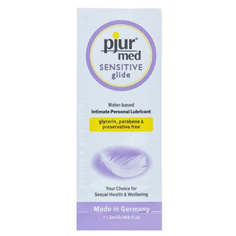 vVigoroso PJUR - MED SENSITIVE GLIDE LUBRIFICANTE BASE DE GUA 2 ML