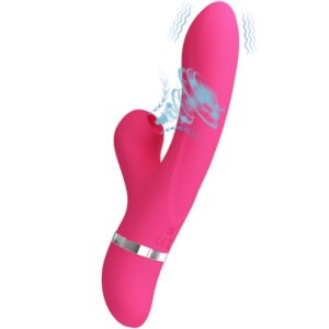 Vigoroso PRETTY LOVE - VIBRADOR E SUCÇÃO WILLOW RABBIT