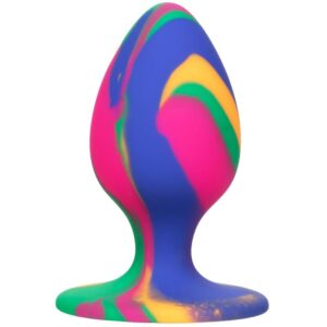 vVigoroso CALEXOTICS - CHEEKY MÉDIO TIE-DYE PLUG ANAL