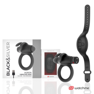 Vigoroso BLACK&SILVER - AGRON ANEL DE CONTROLE REMOTO WATCHME
