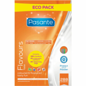 Vigoroso - PASANTE - SACO DE SABORES ECO PACK PRESERVATIVOS 288 UNIDADES