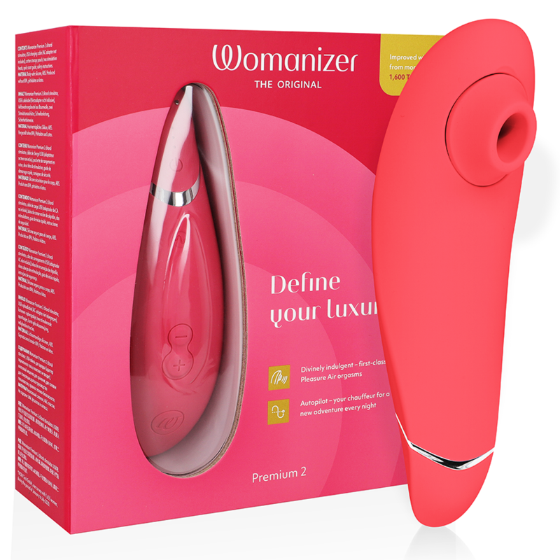 Vigoroso WOMANIZER - PREMIUM 2 ESTIMULADOR CLITORIAL RASPBERRY