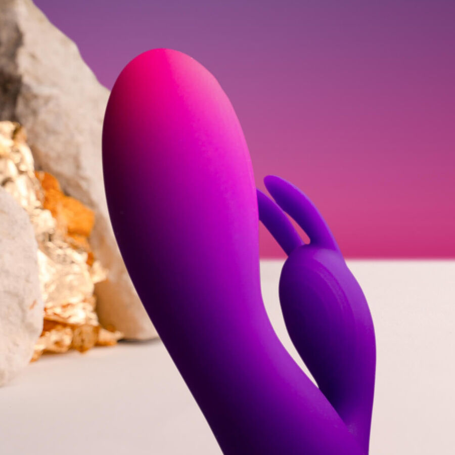 ROCKS-OFF - VIBRADOR GLO-GIRL PURPLE RABBIT - Image 2