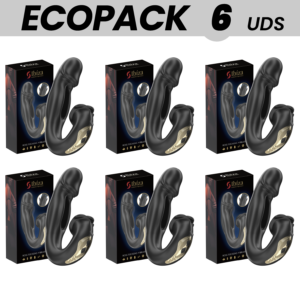 Vigoroso ECOPACKS 6 UNIDADES - VIBRADOR IBIZA ROSE COM EFEITO DE PRESSÃO E ESTIMULADOR DE CLITÓRIS